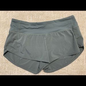Army Green Lululemon Speed Up Short Size 4